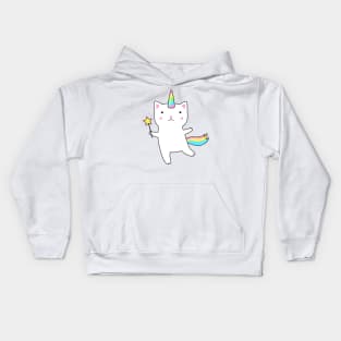 Cute Caticorn Unicorn Kids Hoodie